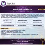 Meezan Bank INFORMATION TECHNOLOGY Jobs July 2025