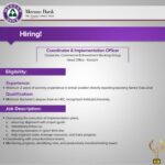 Meezan Bank Coordinator & Implementation Officer Jobs July 2025